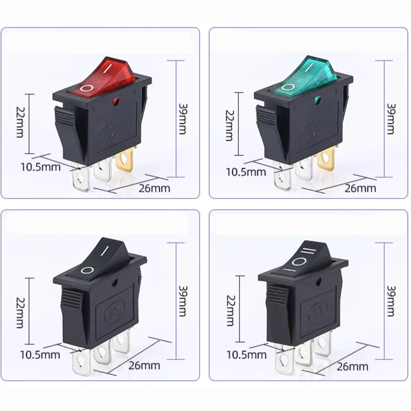 16A Rocker Switch with Indicator Light 2