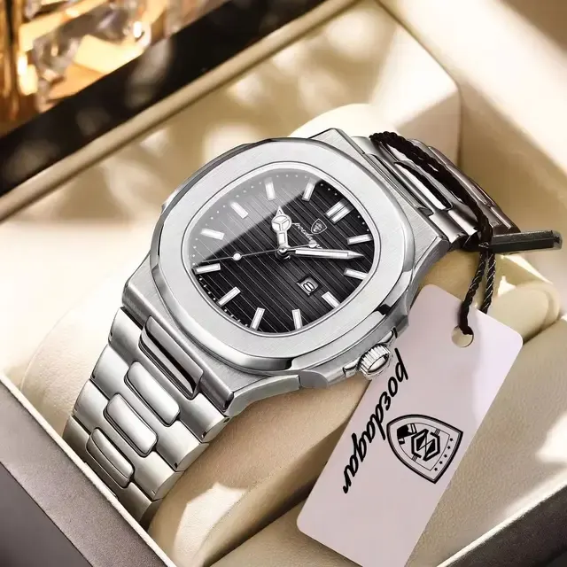 Men's Waterproof Stainless Steel Quartz Watch 2
