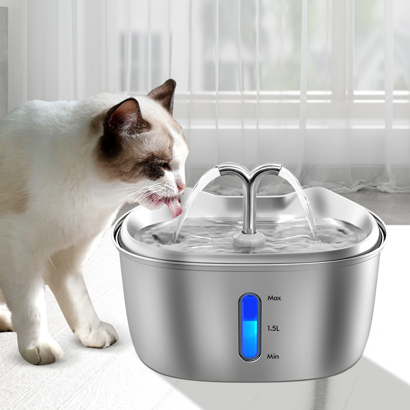 Quiet Glas Pet Drinking Fountain 2