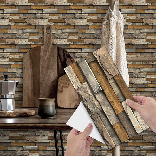 Marble Splash-proof Wallpaper Waterproof And Oil-proof Kitchen Walls