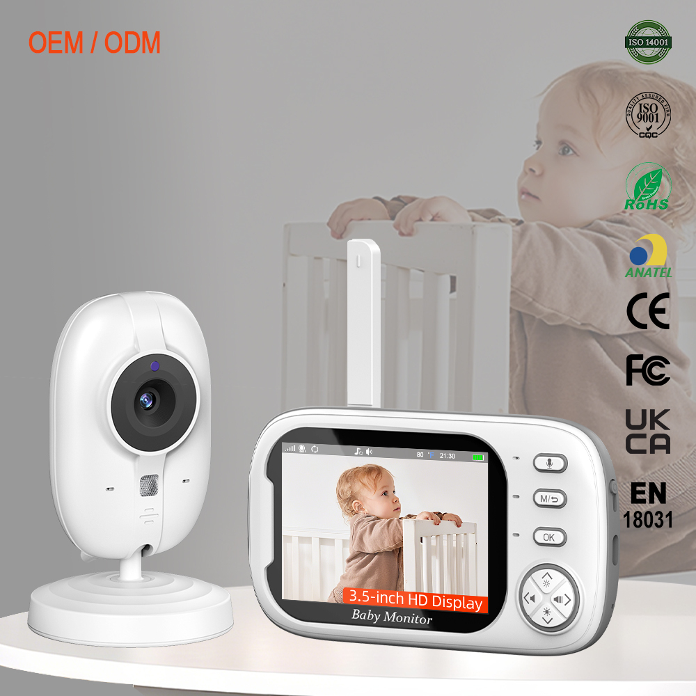 Baby Monitor 3.5 Inch Screen Night Vision Two-Way