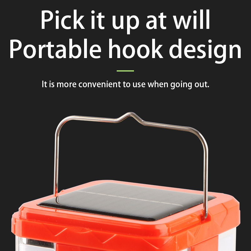 Solar LED Camping Lantern with Tent Lamp 4