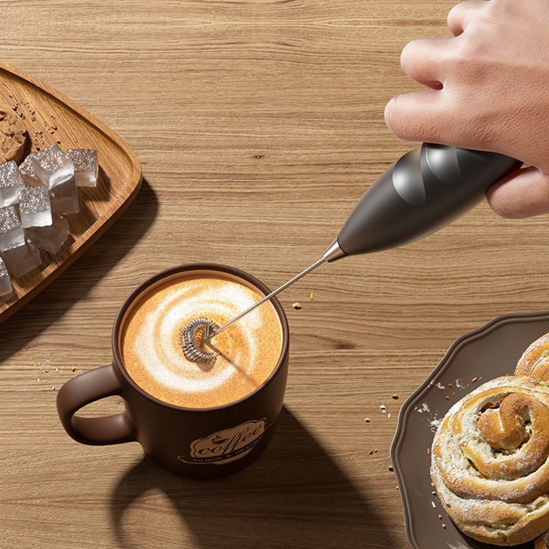 Battery Powered Handheld Milk Frother 4