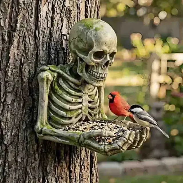 Resin Bird Feeder 3