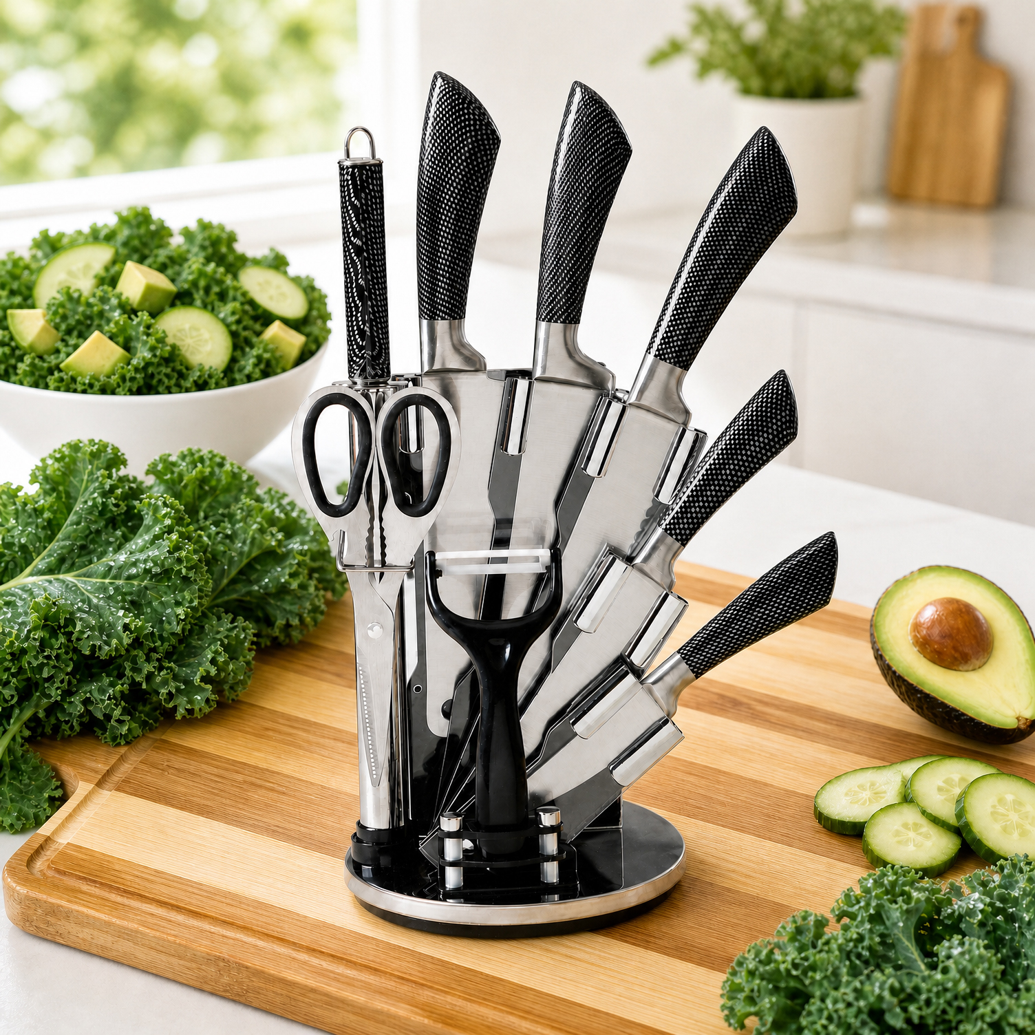 Luxury Stainless Steel Steak Knife Set
