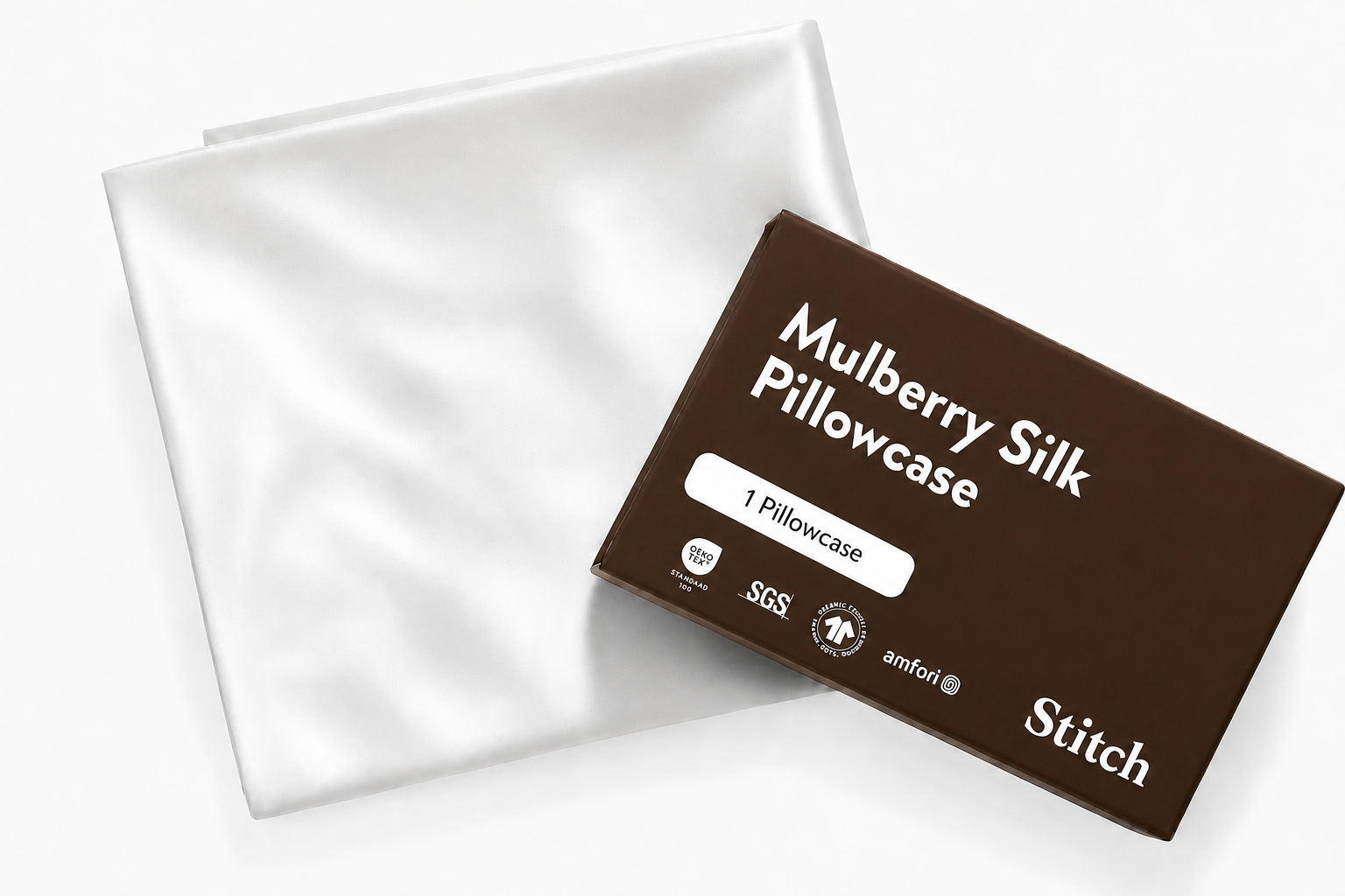 Square Mulberry Silk Pillowcase Cartoon Print 2