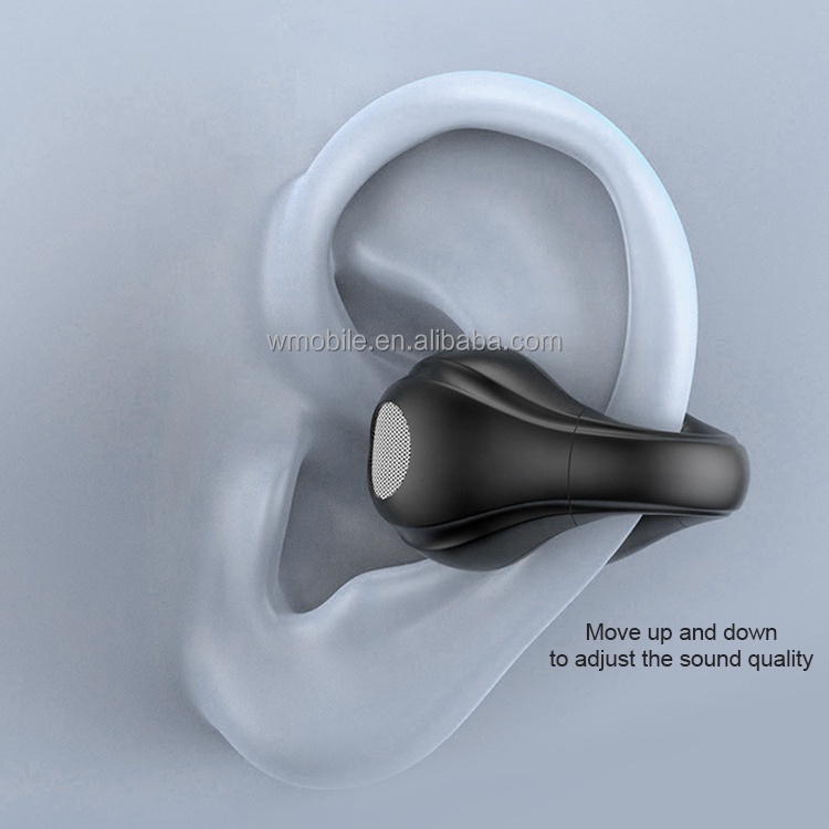 Bone Conduction Clip-On Earbuds with Case 3