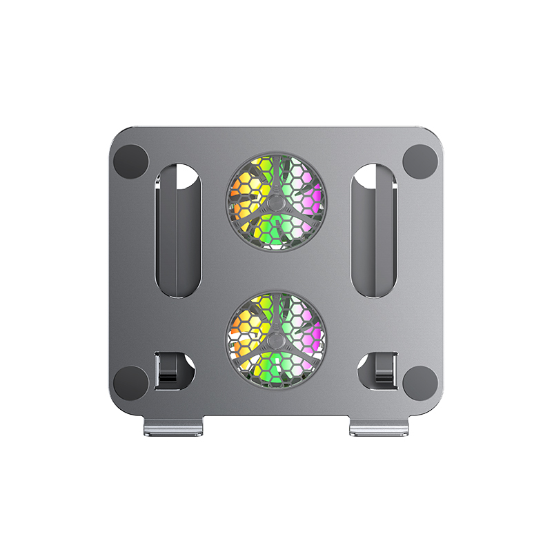Customizable RGB Aluminum Plastic Laptop Cooling Holder Stand