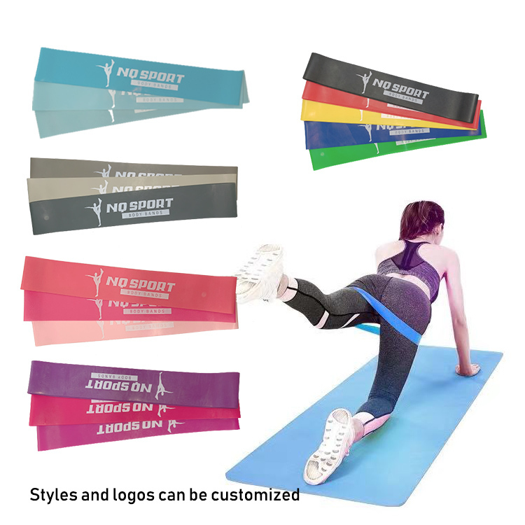 Latex Mini Loop Glute Bands Set