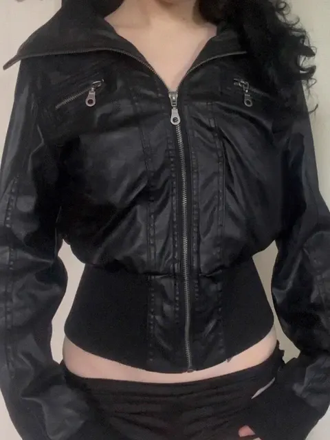 Faux Leather Jacket 3