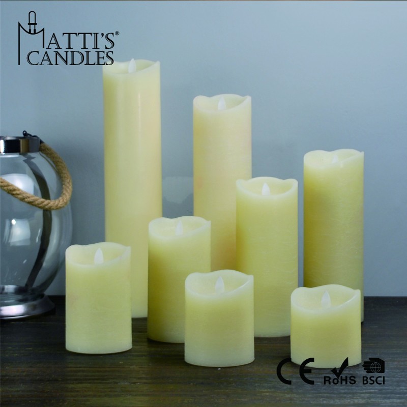 Flameless LED Candle with Moving Wick 3
