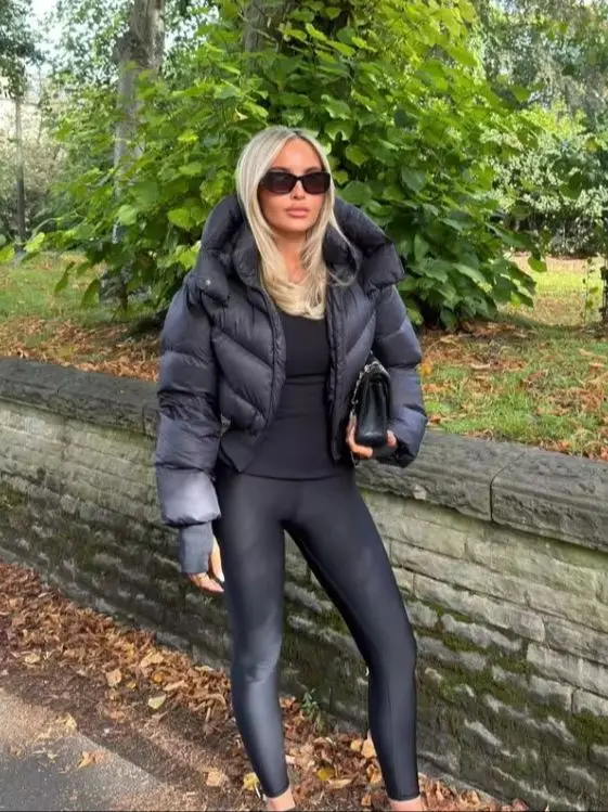 Damen-Retro-Kapuzenjacke