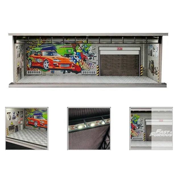 Die-Cast Car Garage 4