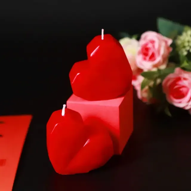 Heart-Shaped Candle 4
