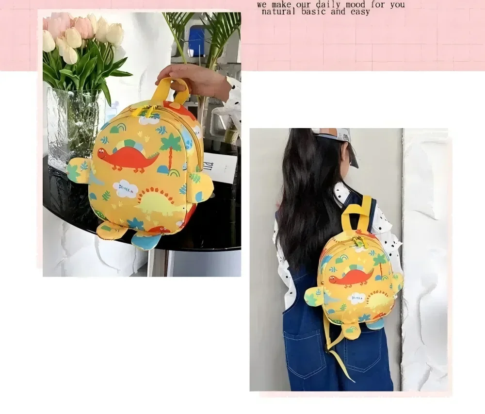 Nette Cartoon Dinosaurier Baby Rucksäcke Kindergarten Schul Kinder 2