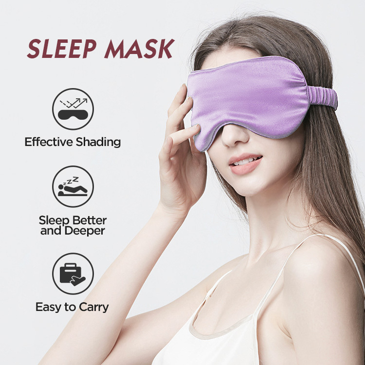 Promotion Silk Travel Satin Masks Eye Mask Sleep 3