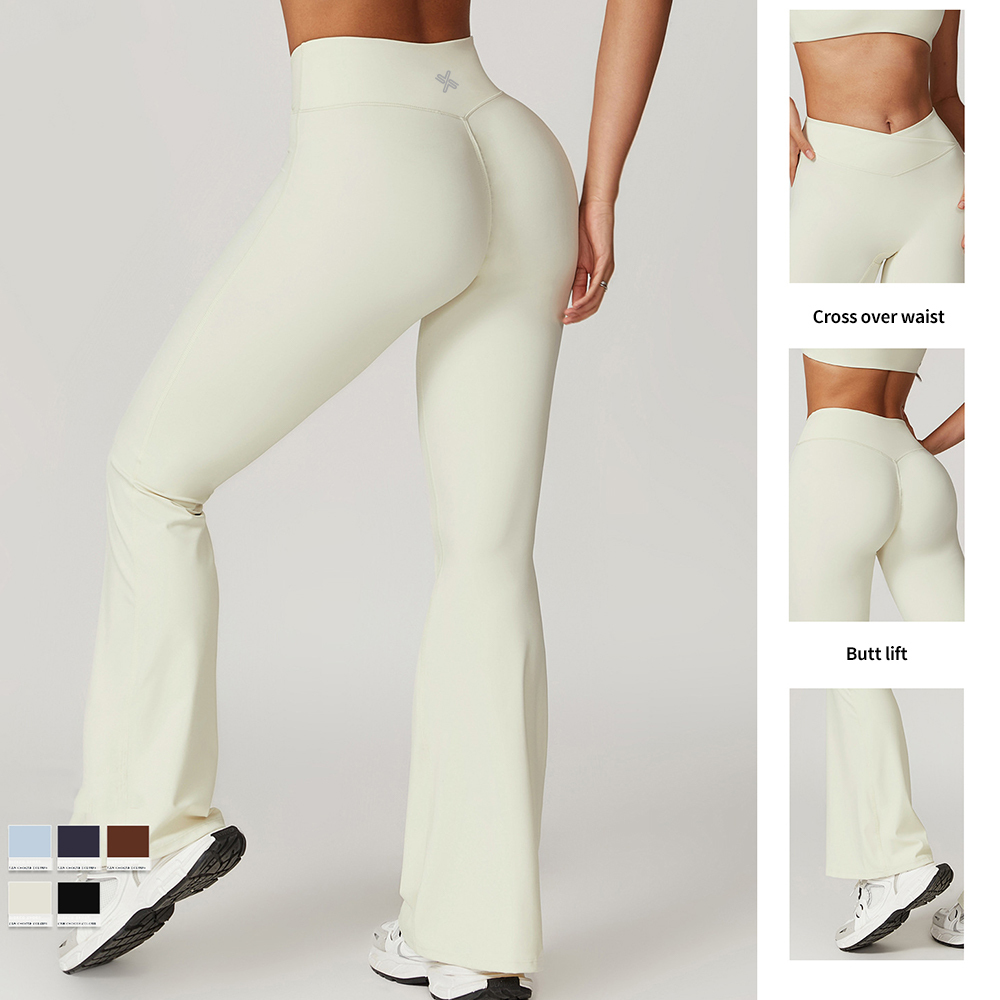Nylon Schlaghose mit weitem Bein für Damen 3