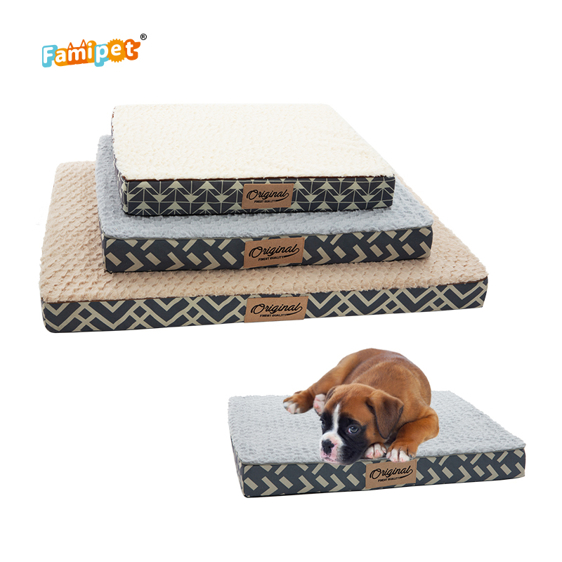 Rectangle Foam Dog Crate Mattress