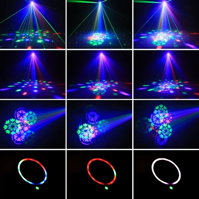 U'King Mini 30W Strahlmuster Moving Head Licht RGB 3