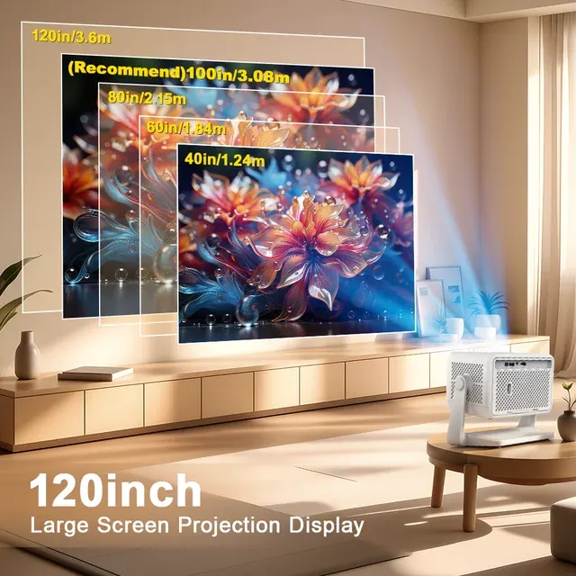 PROGAGA 1080P PG370 MAX Full HD Projektor 4K 3