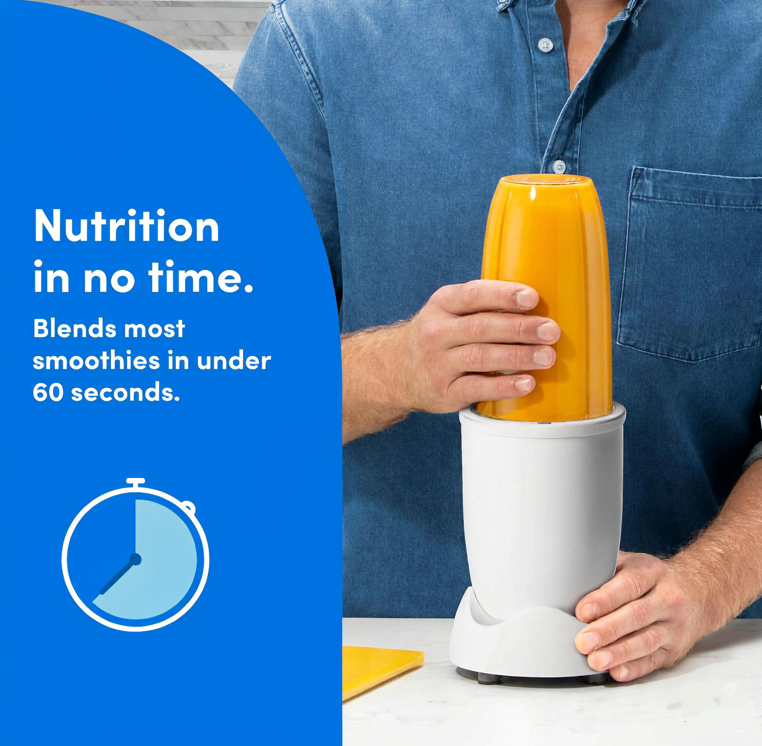 Portable Blender BPA-Free Personal Juicer Cup With Pulse