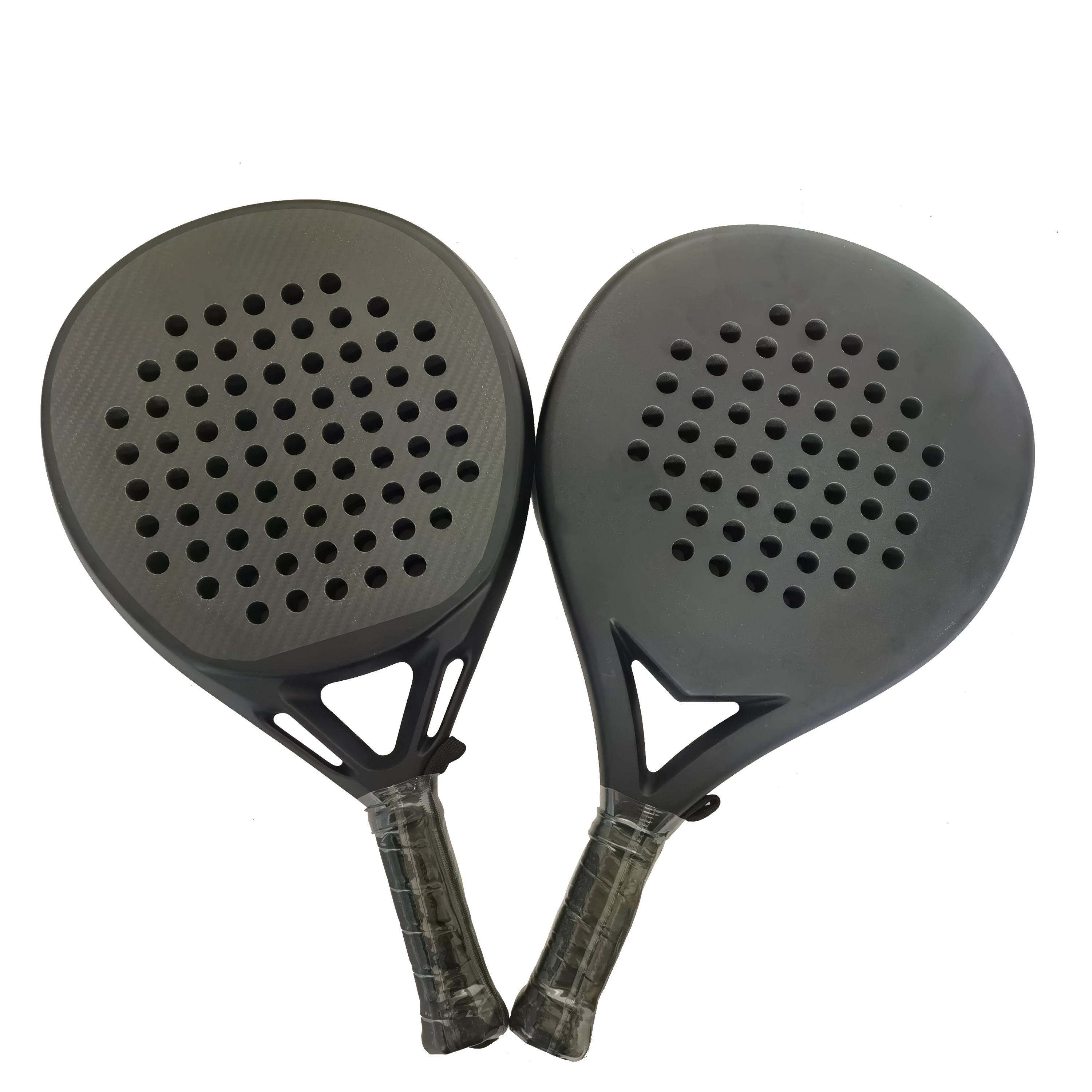 Professional 12K Carbon Weave Padel Racket Matte Black 2