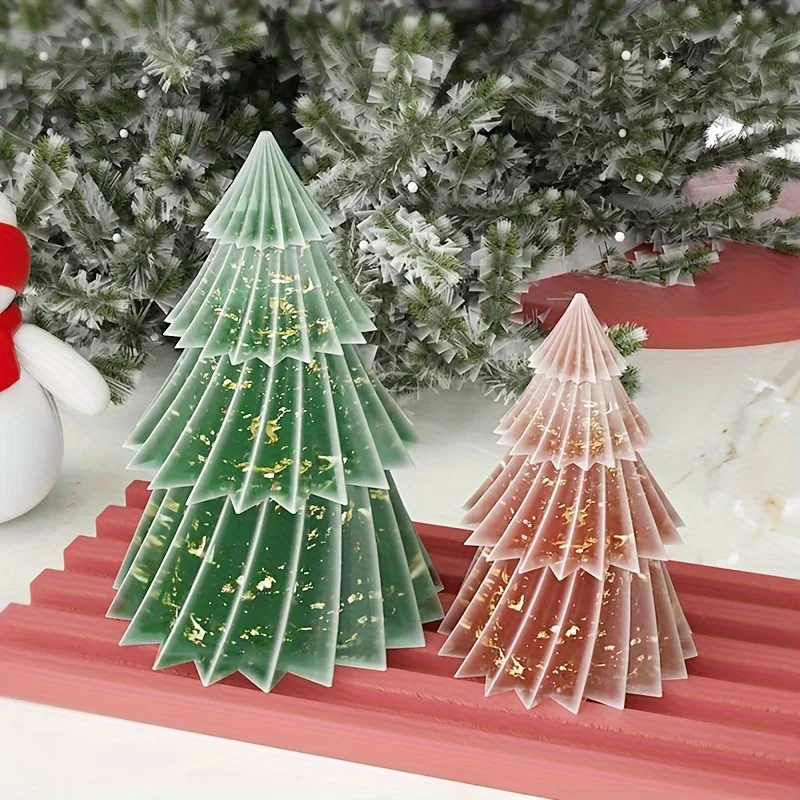 Weihnachtsbaum Duftkerzen Silikonform DIY Aromath Kerze Seifenherstellung Werkzeuge 2