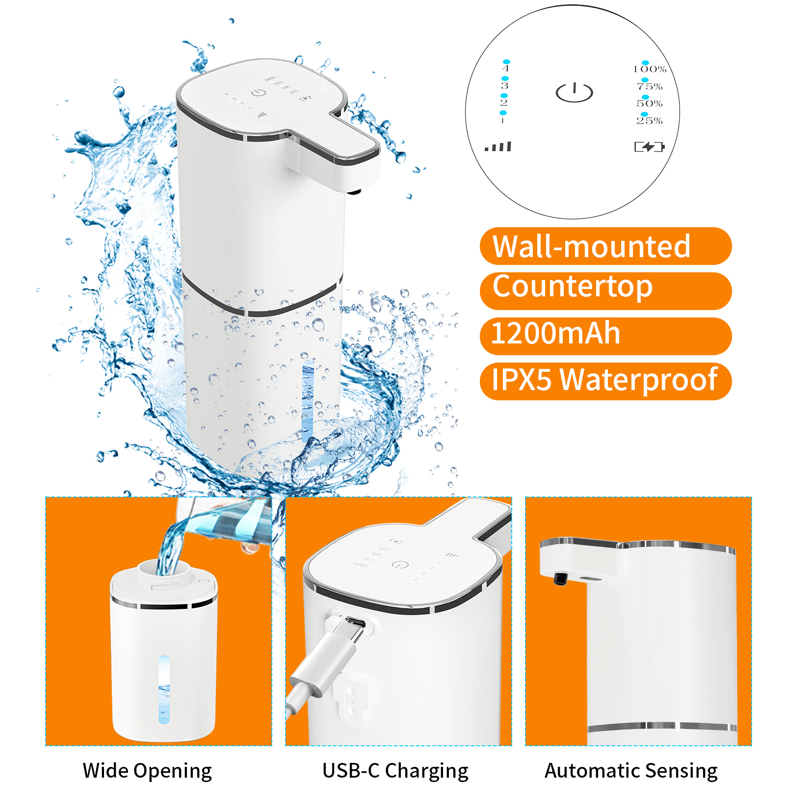 M19 Arrival Automatic Soap Dispenser Touchless Foaming Dispensers 3