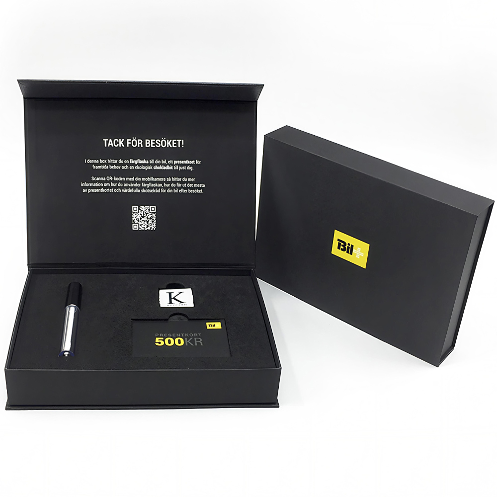 Black Luxury Magnetic Paper Gift Box 4