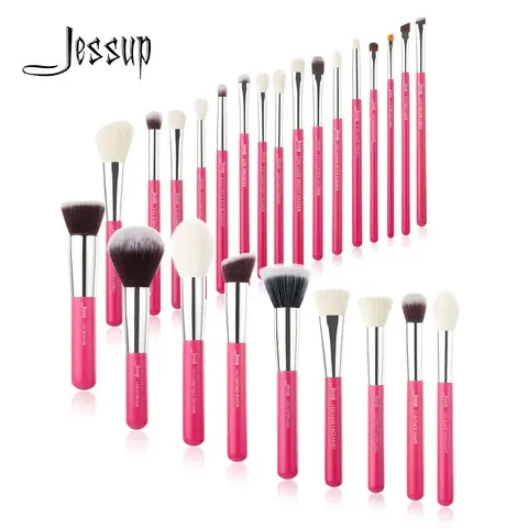 Jessup Make-up-Pinsel-Set 25 Stück Professionelle Make-up-Pinsel aus Natur-