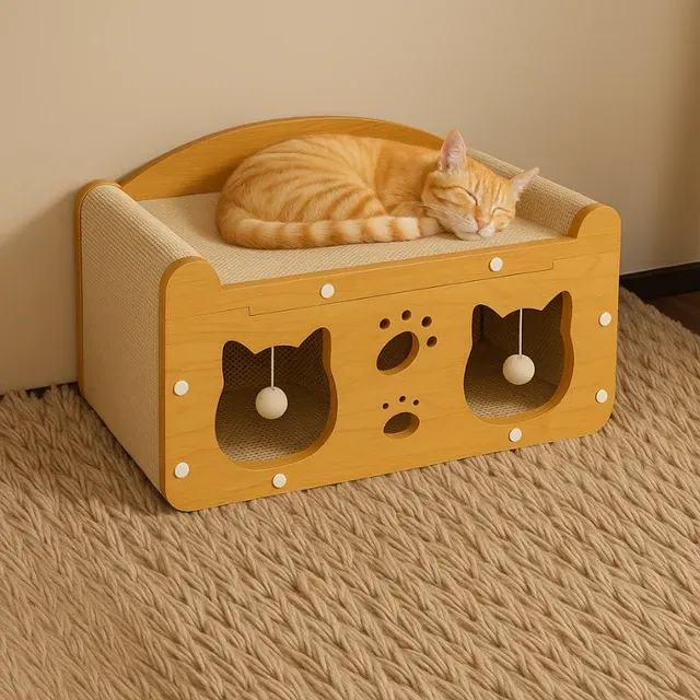 Cat Scratching Tree 4