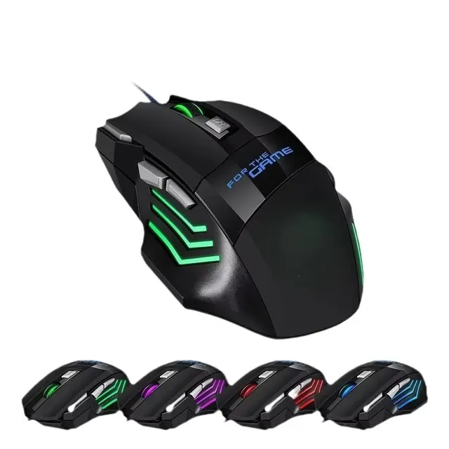 RGB Ergonomic Wired Gaming Mouse 4
