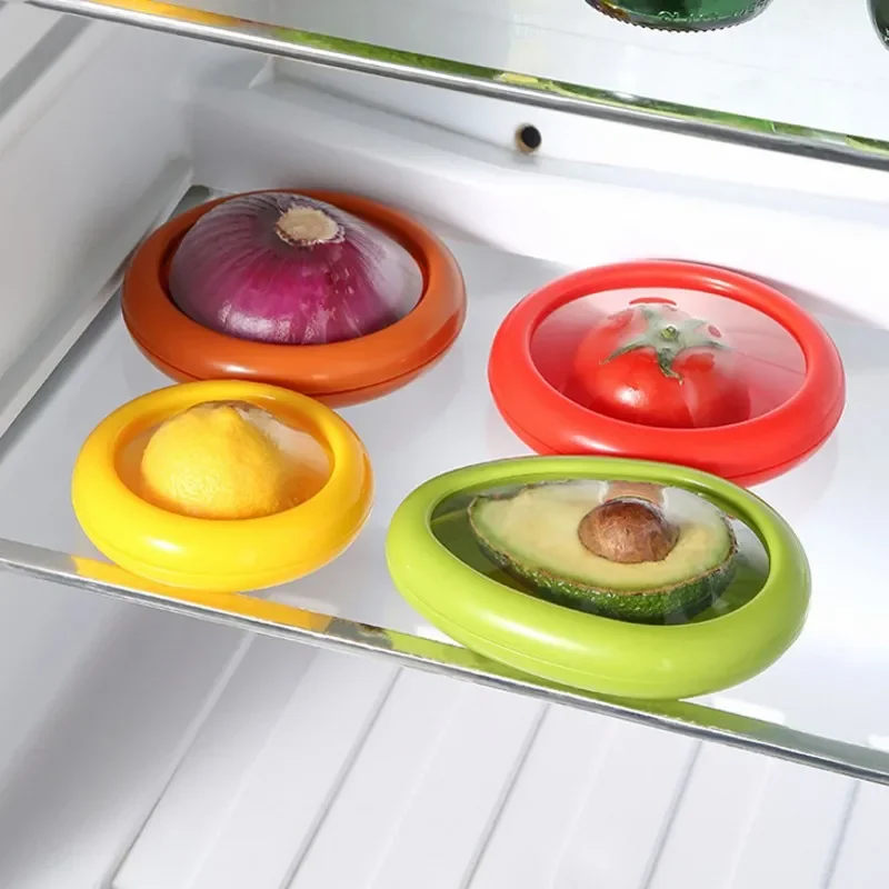 Wiederverwendbare Lebensmittel Saver Box Halb Geschnitten Obst Freshing 3
