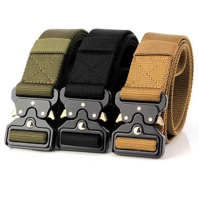 Tactical Nylon Belt 3.8cm Quick-Release Buckle