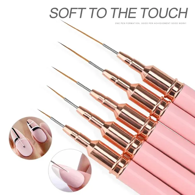 5-Piece Nail Art Liner Brush Set 2