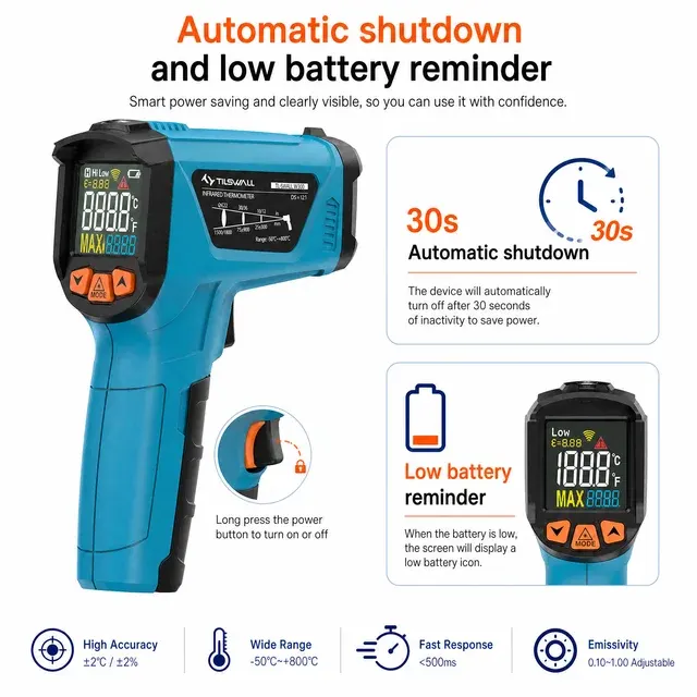 Infrared Thermometer with Probe 3