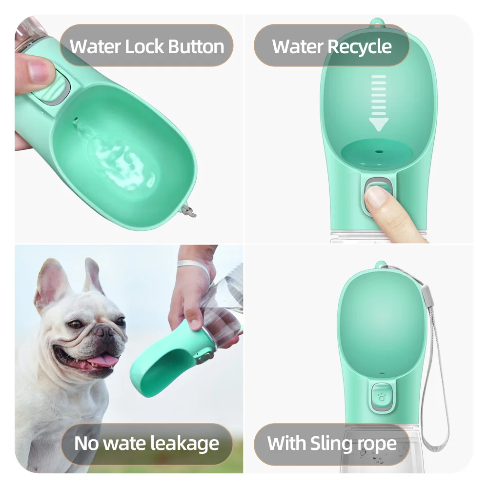 800 ml Tragbare Hund Wasser Flasche Für Kleine 4