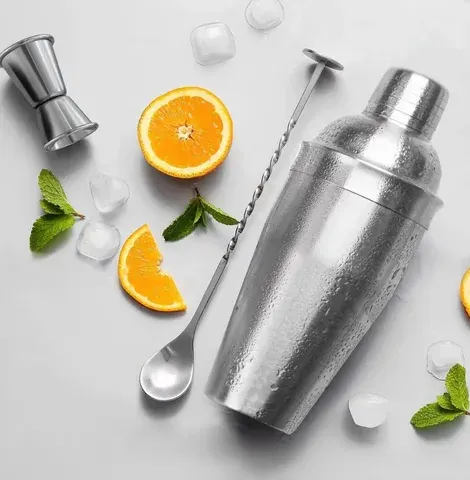 Stainless Steel Bar Tool Shaker Set