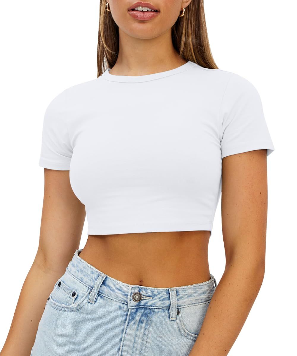 Tight Fit Short Sleeve Cotton Tee 2