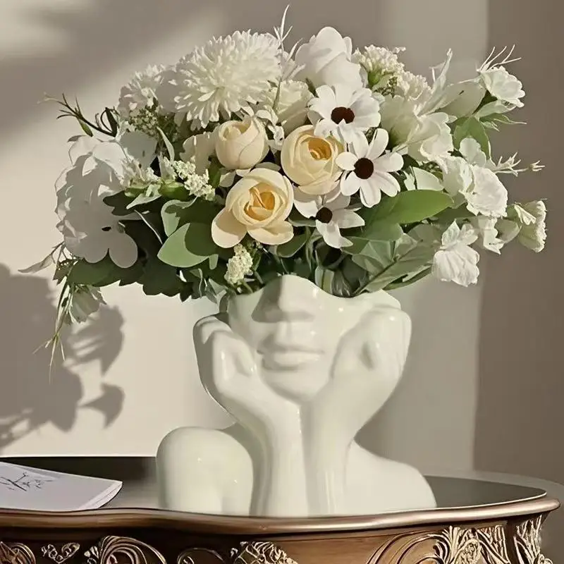 Nordic-Stil High-End-Haus Kreative Vase Luxuriöse Wohnzimmer Dekorative Flasche 2
