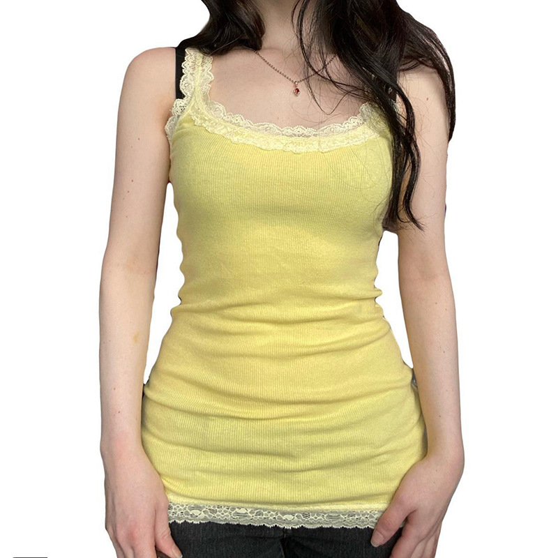 Slim-Fit Casual Coat with Lace Trim