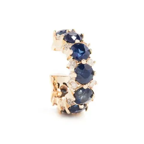 Luxury 925 Silver CZ Non-Piercing Ear Cuff