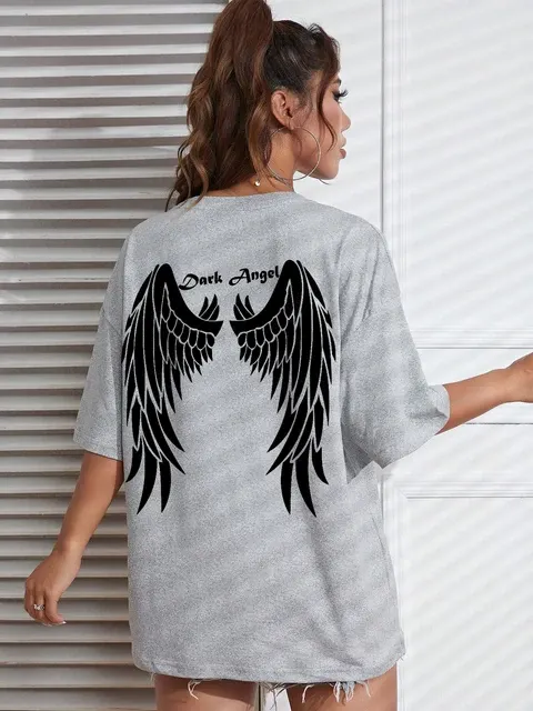 Damen-Grafik-T-Shirt 3