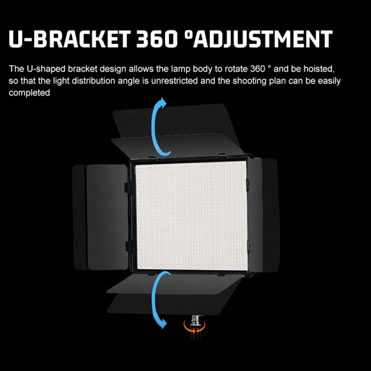 Dimmable Battery LED Studio Panel Light 4