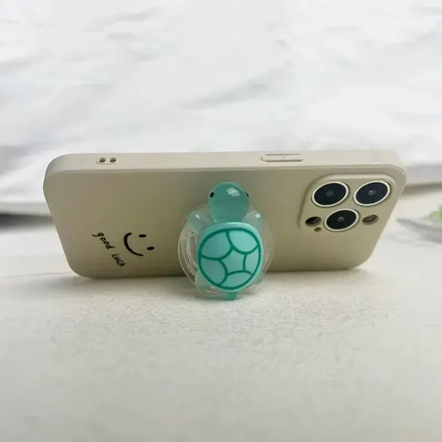 Glowing Resin Turtle Phone Stand 4