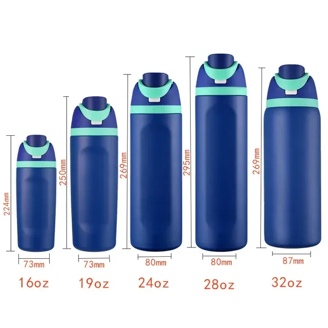 Stainless Steel Vacuum Water Bottle with Lid 16-32oz 3