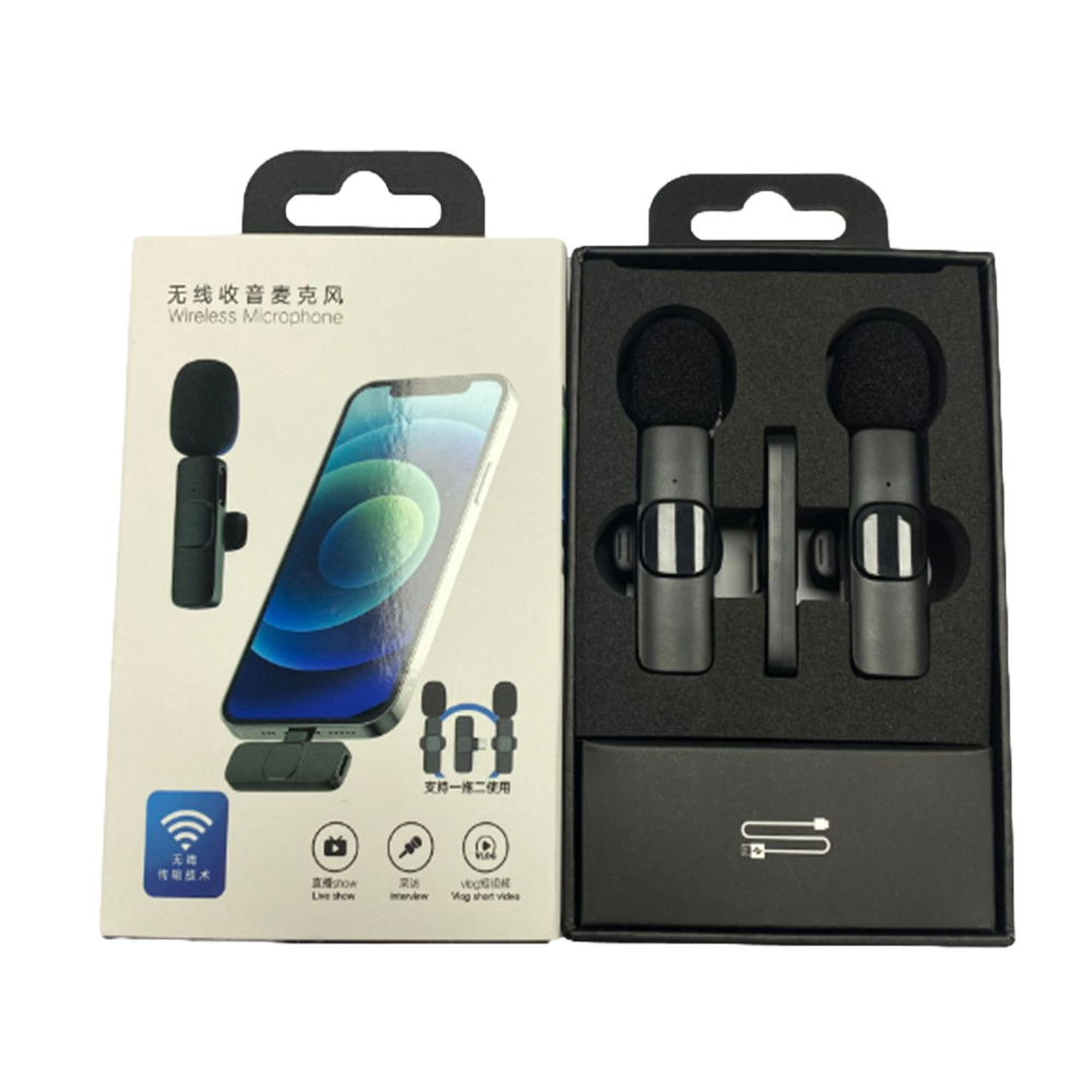 Lisen Mini Size Wireless Microphone Charging Automatic Noise