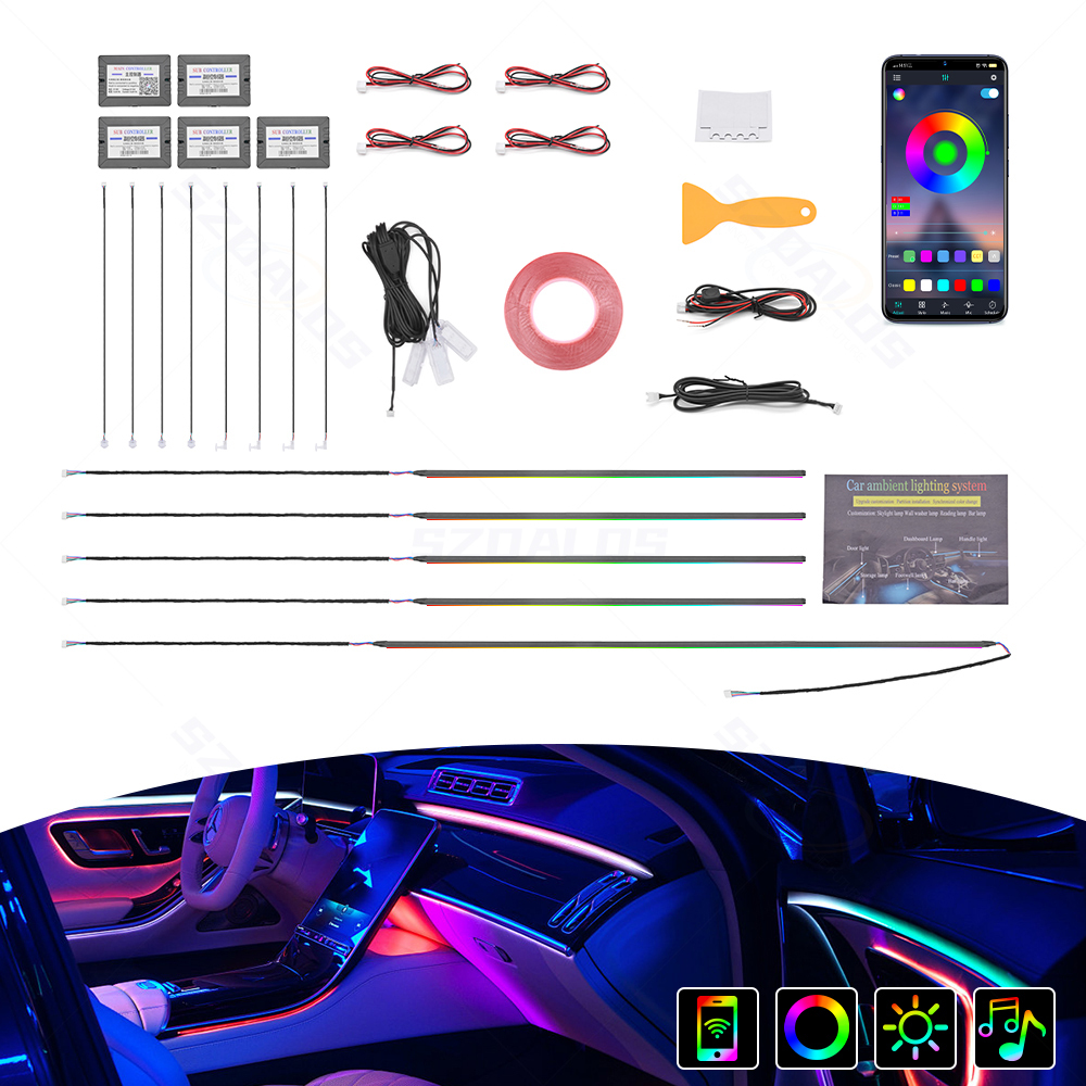 Customizable RGB Interior Light 18/22-in-1 3