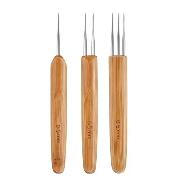 Wooden Crochet Hook for Dreadlocks 1