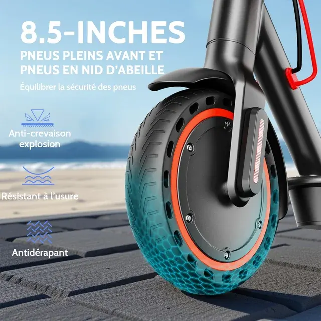 TODIMART E-Scooter 36V 7 8Ah Batterie 25KM Reichweite 4
